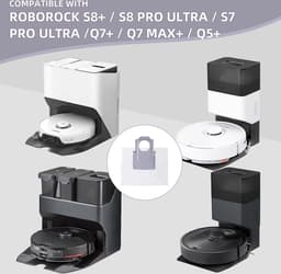 Roborock Q7 Max Stofzakken (4 Stuks, Plus.Parts® alternatief voor 8.02.0132) — thumbnail 5