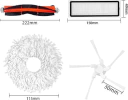 Replacements® Onderdelen set geschikt voor Dreame W10 - W10 Pro - 10-delig — thumbnail 2