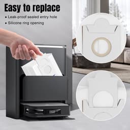 12 Stuks Stofzakken Voor ECOVACS DEEBOT X2/X2 Omni/X2 Pro/DEX86 Stofzuiger Robot Vervangende Onderdelen, Auto-Leeg Station — thumbnail 3