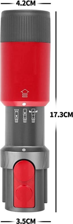 Zachte borstel geschikt voor Dyson V7 V8 V10 V11 V12 V15 opzetstuk zuigmond Mondstuk accessoires tegen stof — thumbnail 3