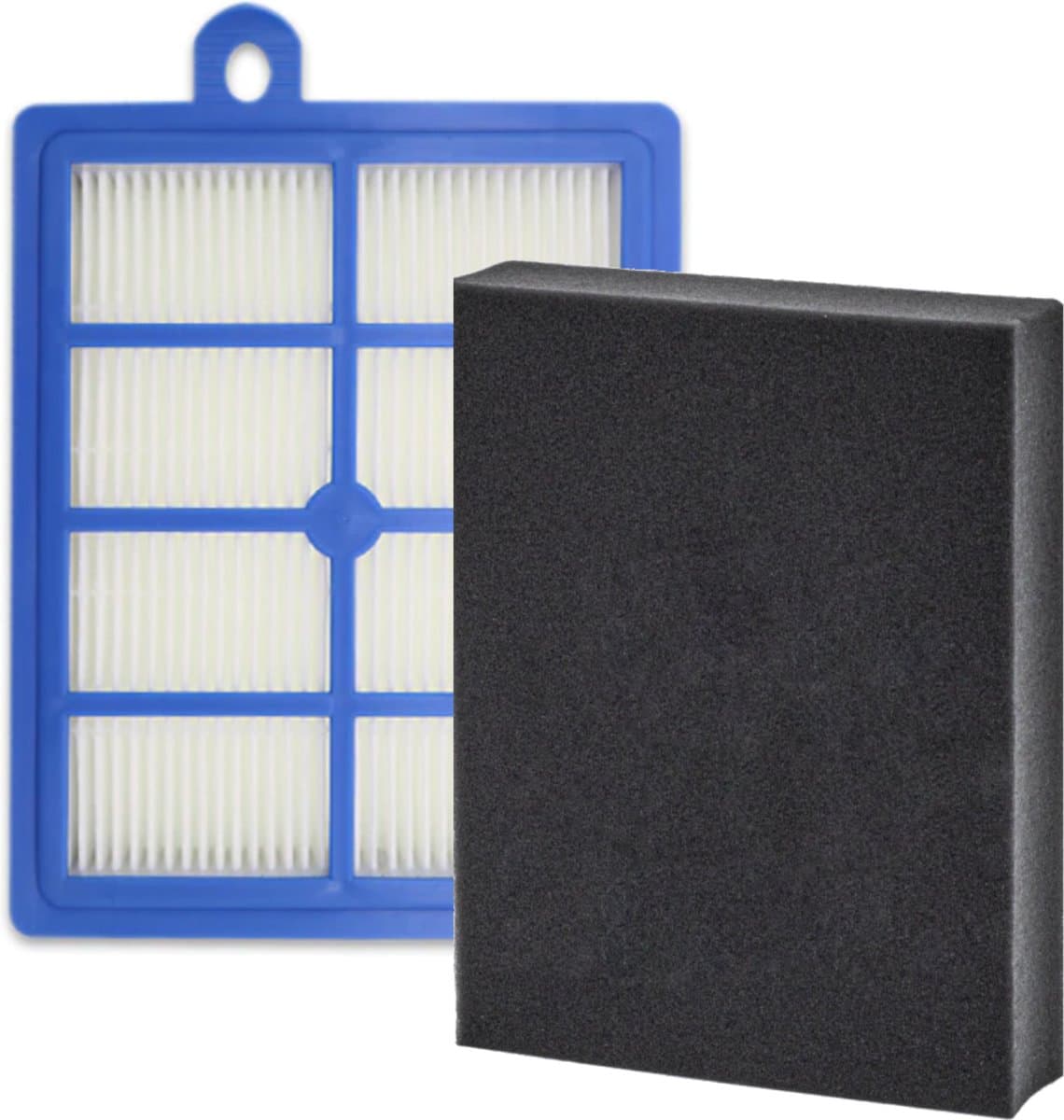 Filter set geschikt voor AEG LX7 en LX8 fijnstoffilter en Hygiëne HEPA Filter AUSK11 foamfilter stofzuigerfilter allergiefilter - 1184255014 - 7321423161707 FC8031/01 — afbeelding 1