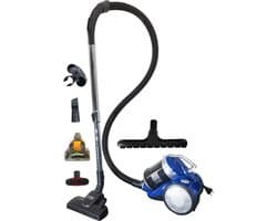 Zakloze cyclonische stofzuiger met een set tips en een 900w klopper
