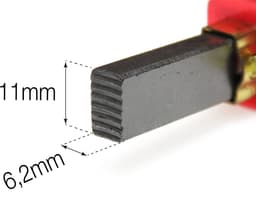 Numatic koolborstels - voor Henry en Hetty stofzuiger model 2004 tot 2016 - 230240 - 2311480 — thumbnail 2