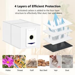 Geschikt voor 27-delige accessoireset voor ECOVACS DEEBOT T30 Omni/DEEBOT T30 Pro Omni robotstofzuiger, 1 hoofdborstel 6 zijborstels 4 HEPA-filters 6 stofzuigerzakken 8 doeken enz., blauw — thumbnail 4