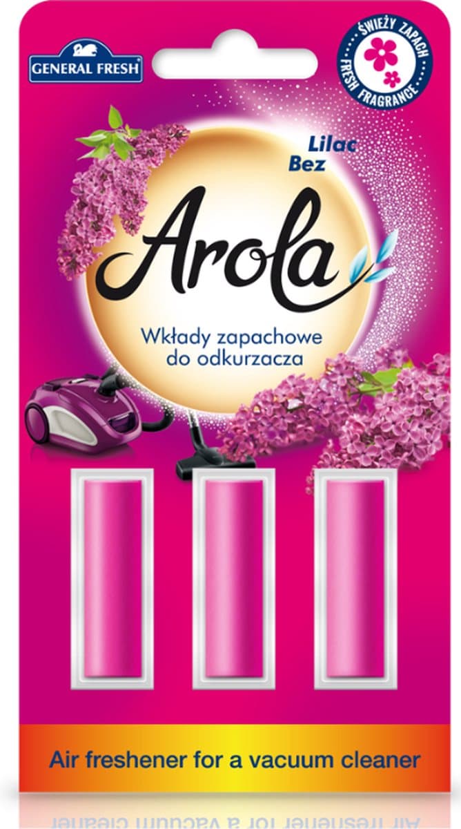 Stofzuigerverfrisser - stofzuiger verfrisser - Arola Lilac stofzuig verfrisser - air freshener - Stofzuiger luchtverfrisser - stofzuigerzakje - stofzuigerverfrisser - geurpatronen voor stofzuiger - luchtverfrisser — afbeelding 1