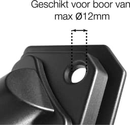 Dparts boorstofopvanger - universeel stofzuiger hulpstuk - 30mm t/m 38mm - stofopvanger voor boorstof - geschikt voor Kärcher 2.863-234.0 — thumbnail 2