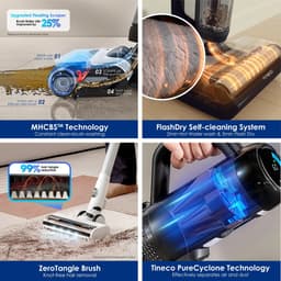 Vloerreinigers - vloerreiniger elektrische - 5-in-1 – Nat en Droog, Zelfreinigend, Dual-Edge Technologie — thumbnail 4