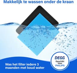 DEGG® - Hepa Filterset - Geschikt voor Philips PowerPro Compact, PowerPro Active Series - Vervangt FC8058/01 - Stofzuigerfilter - VOORDEELVERPAKKING - 3 SET(S) — thumbnail 2