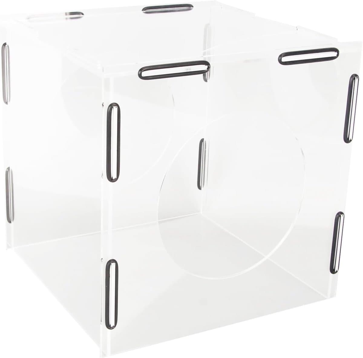 Stofbox Slijpmachine - Stofafzuiging - Schoon Werken - Volledig Gesloten Ontwerp - 20x20x195cm - Transparant — afbeelding 1