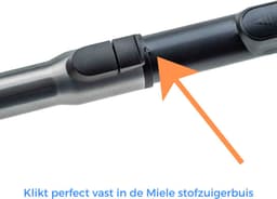 Kleanburg® Geschikt voor Miele Compact C1, Complete C2, S4 en S5 stofzuigers - Stofzuiger Onderdelen Set – Slang, Telescoopbuis & Combizuigmond — thumbnail 2