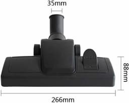 MTTProducts - Duurzame Stofzuigerborstel - 35mm Binnen Diameter - Vervangingsaccessoire - Zwart - Perfect voor Vloer en Tapijt - Handig voor elke Stof — thumbnail 3