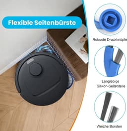 25-delige accessoirekit Geschikt voor Ecovacs Deebot T30C, T30C Omni en T30C Omni Gen2 robotstofzuigers: 2 hoofdborstels, 6 stofzakken, 4 filters, 6 dweilpads, 6 zijborstels en 1 reinigingsborstel. — thumbnail 5