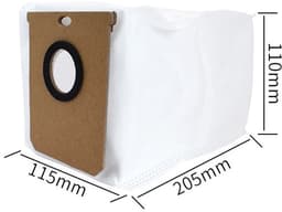 8-delige set stofzakken voor Eufy Clean L60 SES / L60 Hybrid SES / L50 SES robotstofzuigers stofzakken-2,5 liter — thumbnail 5