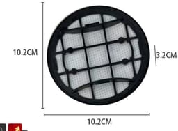 Vacuum Foam & Inlaatfilter voor Philips XC7053 XC7055 XC8055 - 2 Stuks — thumbnail 2