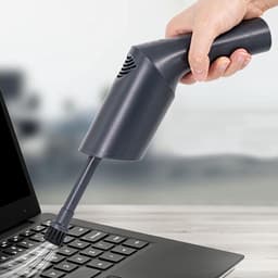 Handstofzuiger Draadloos - Draagbare Stofzuiger - Auto en Huis - Sterke Zuigkracht - 2500mAh Batterij - Zwart — thumbnail 3
