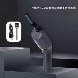 Handstofzuiger Draadloos - Draagbare Stofzuiger - Auto en Huis - Sterke Zuigkracht - 2500mAh Batterij - Zwart — thumbnail 5