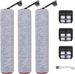 Vervangende filters en borstelrollen voor de Dreame H12 Pro nat- en droogstofzuiger – Efficiënte vervangingsfilters voor schone vloeren (【H12Pro】3 borstels, 3 filters, 1 reinigingsborstel) — thumbnail 1