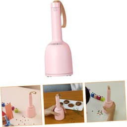 Mini Stofzuiger - Draadloze Cleaner - Bureau Reinigen - Lichtgewicht Draagbaar - 7x7x17.5 cm - Roze — thumbnail 5