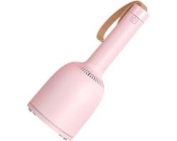Mini Stofzuiger - Draadloze Cleaner - Bureau Reinigen - Lichtgewicht Draagbaar - 7x7x17.5 cm - Roze