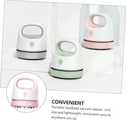 Draagbare Mini Stofzuiger - Bureau Reiniger - Kruimels Verwijderen - USB Oplaadbaar - 9.9 cm - Roze — thumbnail 3