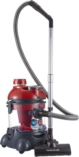 Cilinder Stofzuiger - Zakloze Stofzuiger - Huis Schoonmaken - Waterfiltering HEPA - 3 Liter Capaciteit - Rood — thumbnail 1