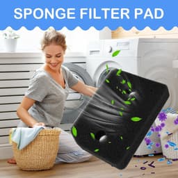 4 stuks voor Miele T1-drogerfilter 9164761- dubbellaags schuimfilter 207x157x30 mm, vervangend filter geschikt voor de T1-serie — thumbnail 4