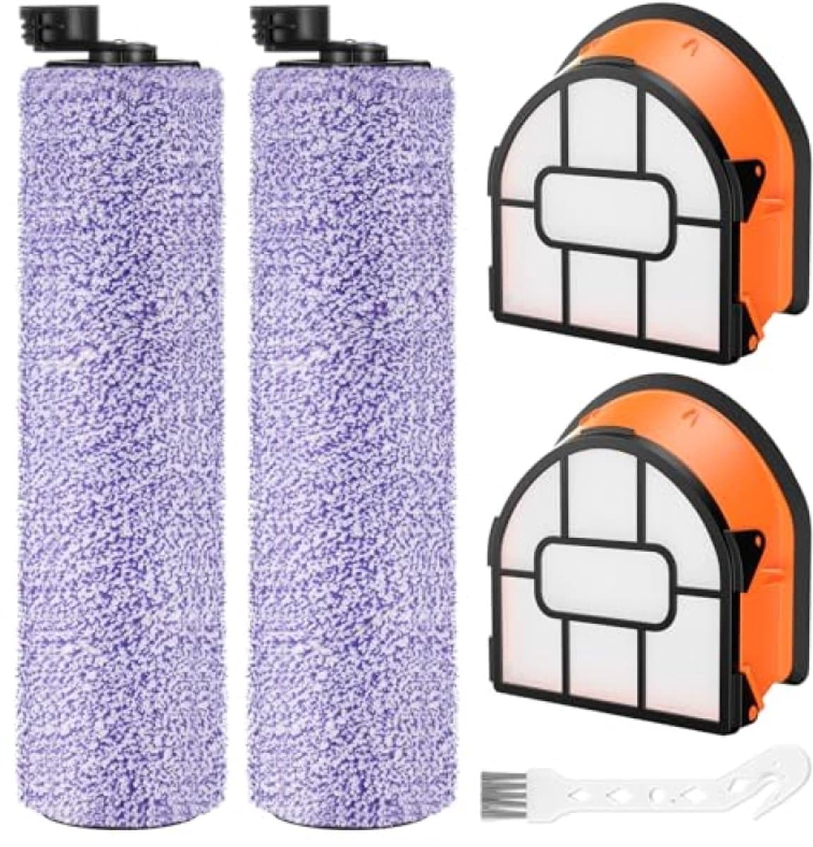 PromoHome Borstelfilter set voor Shark HydroVac XL 3-in-1 en Cordless Pro XL stofzuigers - 2 borstels, 2 filters en reinigingsborstel — afbeelding 1