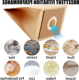 8 Stuks Stofzakken voor Vacuümreinigers - Geschikt voor Diverse Modellen - Sterke 3D Efficiëntie en Vervangingsopties voor Optimale Zuigkracht — thumbnail 5