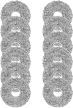 Dailygoods- Wisdoeken 12 Stuks - Herbruikbare Microvezel - Compatibel met Dreame X50/X40/L20 Ultra - Xiaomi X20 Pro/Max - Wasbare Dweilpads - Universele Pasvorm — thumbnail 1