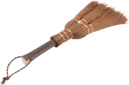 Mini Bezems - Bureau Veger - Kleine Oppervlakken Reinigen - Natuurlijk Materiaal - Niet Gespecificeerd - Bruin — thumbnail 1
