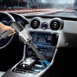 Draagbare Kruimeldief - Draadloze Stofzuiger - Auto Interieur Reinigen - 9000pa Sterke Zuigkracht - 40 Min Werktijd - Zwart — thumbnail 4