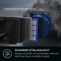 AEG LX9-3-CR - LX9 - Stofzuiger zonder zak- PrecisionFlow zuigmond - 3in1 zuigmond - 72 dB — thumbnail 5