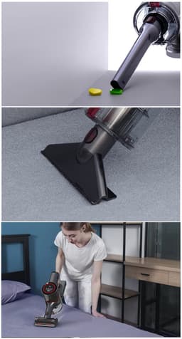 Clean Air Optima® Vertica Dock Steelstofzuiger met UV-C sterilisatie - Maximale zuigkracht en geavanceerde luchtzuiveringstechnologie - Kruimeldief - BLDC motor — thumbnail 5