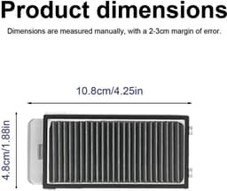Kraftverdia® Hepa Filter accessoires voor Dreame X50 Ultra, L40s Pro Ultra, L50 Pro Ultra, X50 Master en voor Mova V50 Ultra stofzuiger, X50 Ultra filter, reserveonderdelen, 6 stuks — thumbnail 4