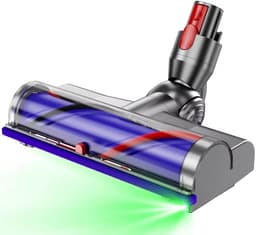Stofzuigerborstel - Aangedreven Zuigmond Geschikt voor Dyson Steelstofzuiger V8,V10,V11,V15,G5 - Turbo Borstel - Vloerzuigmond - Blauw — thumbnail 1