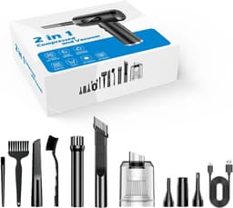 Draagbare Reiniger - Kruimelzuiger Blazer - Auto Huis - Dubbele Functie - 500 Gram — thumbnail 3