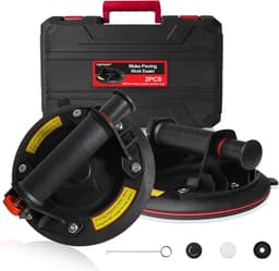 Set van 2 vacuüm zuignappen 20 cm voor glas en tegels met 230 kg draagkracht — thumbnail 1