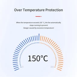 Krachtige Luchtblazer - Mini Turbo Fan - Stof Verwijderen - 130.000 RPM - 143 x 93 mm - Grijs — thumbnail 5