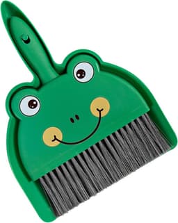 Mini Stofblik - Handbezem Set - Snelle Schoonmaak - Compact Clipontwerp - 18 x 23 cm - Wit — thumbnail 4