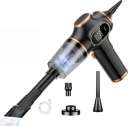 Draadloze Auto Stofzuiger - Kruimelzuiger - Kruimeldief - Krachtige handstofzuiger - Tapijtreiniger - Voor Bank, Kantoor of Huis - Reinigingsmachine — thumbnail 1