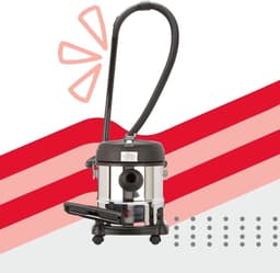 Stofzuiger - Reinigingsapparaat - Huishoudelijk schoonmaken - 1200 watt vermogen - 1348 kg - Zwart — thumbnail 3