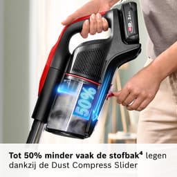 Bosch - Unlimited 9 - BBS931PET - Steelstofzuiger - Rood — thumbnail 2