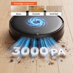 Skoov EcoPulse Robotstofzuiger met Dweilfunctie & Laadstation - Dweilrobot - Huisdieren - Dweil - Hepa - Automatische stofzuiger - Vacuum - Robot - In 1 — thumbnail 3
