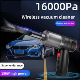 Handstofzuiger Draadloos - Mini Stofzuiger - Auto Interieur Reinigen - Blaas en Zuig - 150W Vermogen - One Color — thumbnail 4