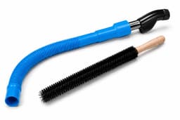 Daity 2 -Pack delige reinigingsset voor wasdroger-afvoer: stofzuigeropzetstuk en flexibele pluizenborstel – blauw — thumbnail 1