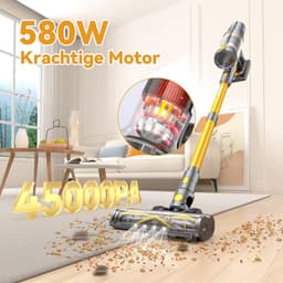 Steelstofzuiger Draadloos - Snoerloze Stofzuiger - Huis Reinigen - Automatische Zuigkracht - 75 Min Werktijd - Goud — thumbnail 5