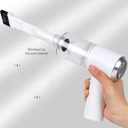 Mini draadloze oplaadbare autostofzuiger, 120W 6000PA handstofzuiger met LED-verlichting, Geschikt voor auto's, toetsenborden, huisdieren, computerbureaus en andere plekken. — thumbnail 3