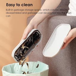 Tafelborstels voor kruimels, handheld puin cratcher - tafel kruimelvanger | voor thuis slaapkamer autostoel bank bank bed tapijt vloer tegel reizen — thumbnail 3