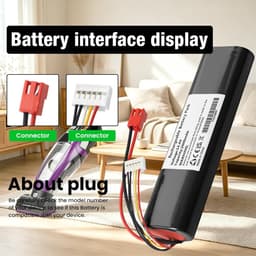 Stofzuiger Accu - Vervangende Batterij - Huishoudelijk Werk - Snelle Installatie - 14.4V 2600mAh - Zwart — thumbnail 5