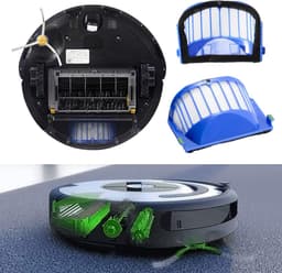 20-delige vervangingsset serie 600 - accessoires voor iRobot Roomba serie 600, 605, 606, 610, 615, 620, 625, 630, 632, 639, 650, 660, 671, 675, 681, 696, filters en borstels 600 - reserveonderdelen — thumbnail 5